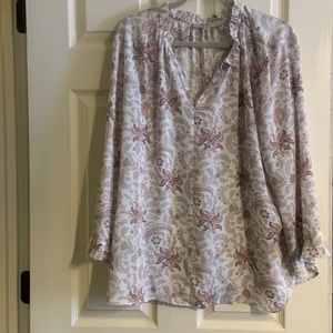 Pink paisley, blouse